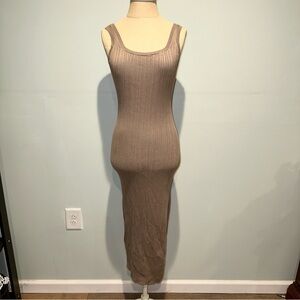 Abercrombie & Fitch Sleeveless Fitted Knit Dress